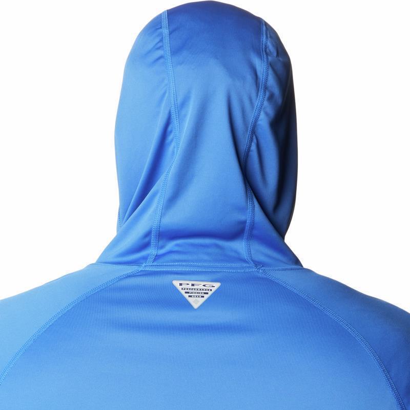 Terminal Tackle Hoodie - Big - Mens - Vivid Blue / Cool Grey Logo 8