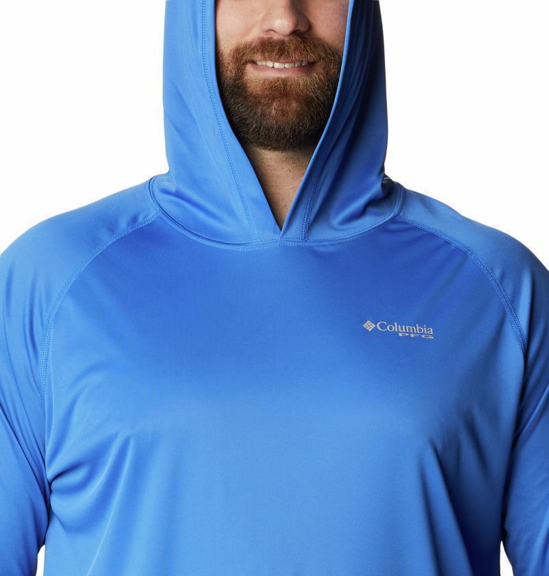 Terminal Tackle Hoodie - Big - Mens - Vivid Blue / Cool Grey Logo 9