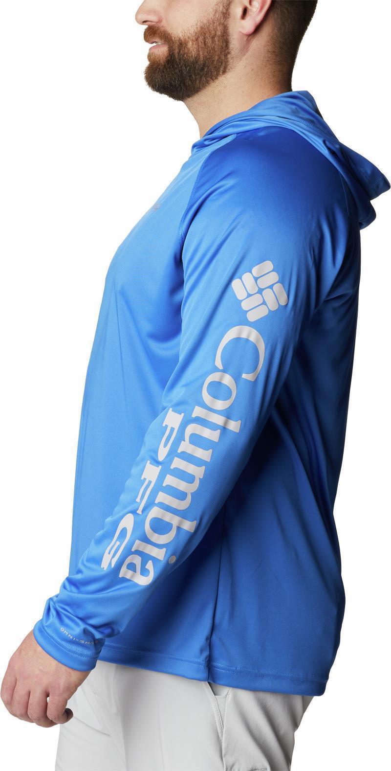 Terminal Tackle Hoodie - Big - Mens - Vivid Blue / Cool Grey Logo 10
