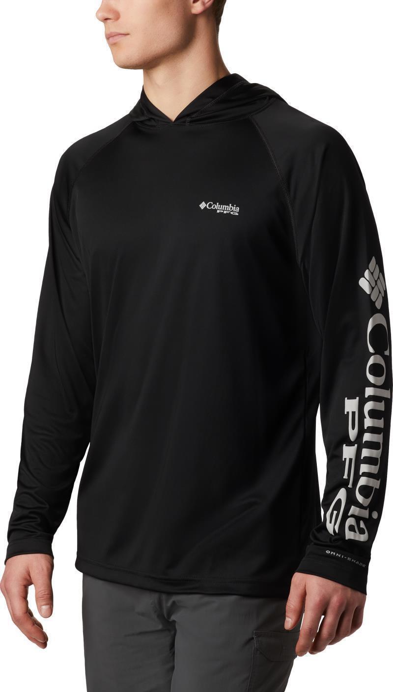 Terminal Tackle Hoodie - Mens - Black / Cool Grey Logo 1