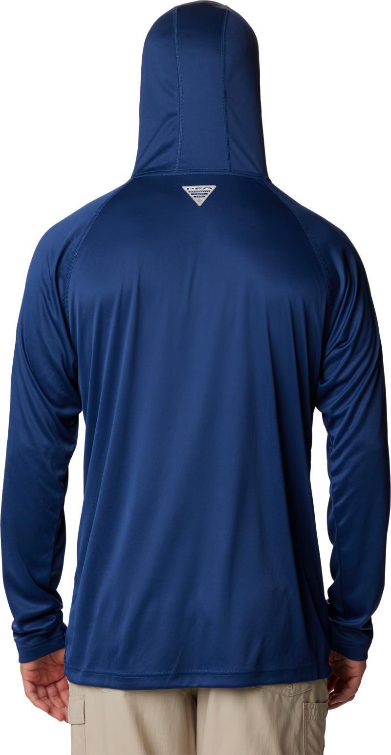 Terminal Tackle Hoodie - Mens - Carbon / Opal Blue Logo 3