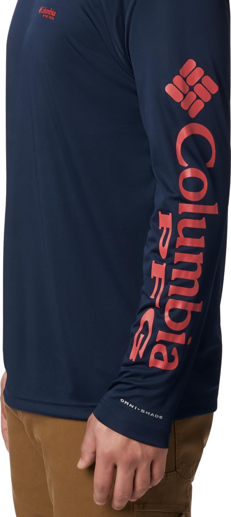 Terminal Tackle Hoodie - Mens - Coll Navy / Sunset Red Logo 6