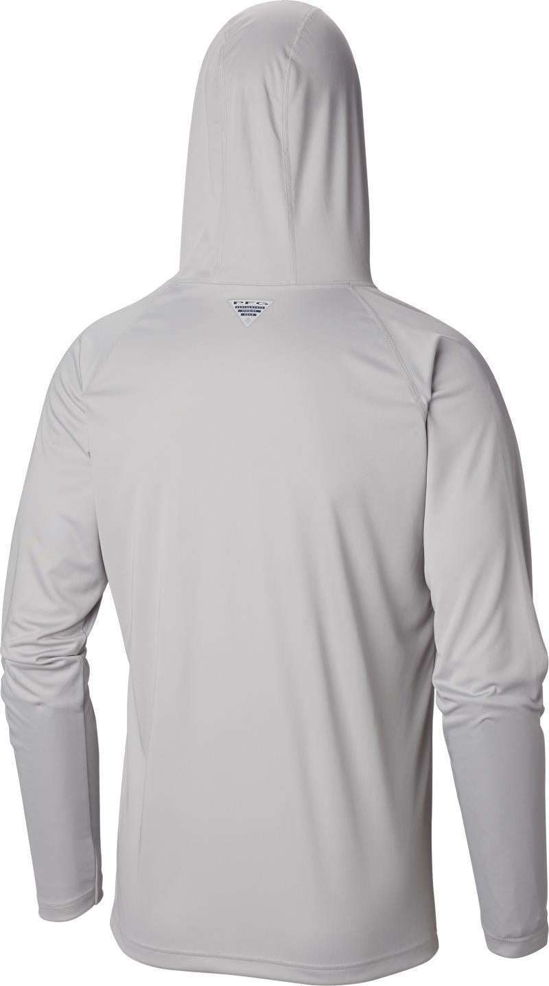 Terminal Tackle Hoodie - Mens - Cool Grey / Vivid Blue Logo 4