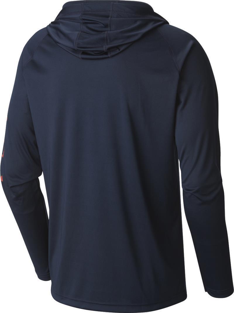 Terminal Tackle Hoodie - Tall - Mens - Coll Navy / Sunset Red Logo 2