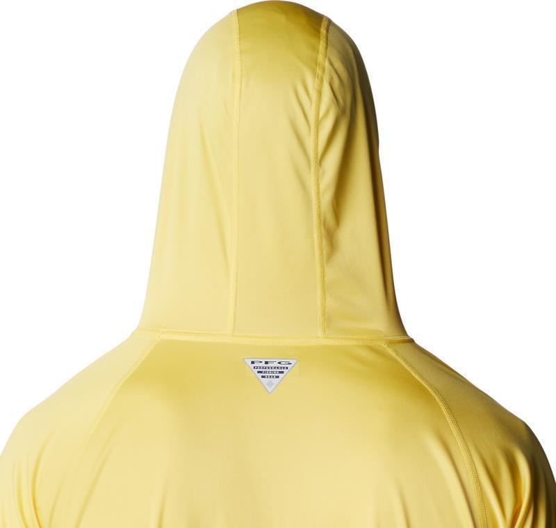 Terminal Tackle Hoodie - Tall - Mens - Sun Glow / Electric Turquoise Logo 5