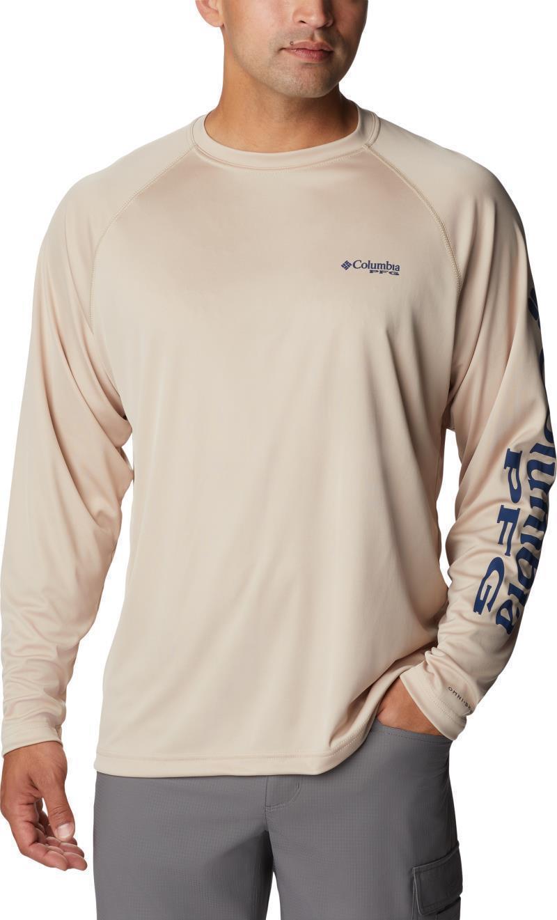 Terminal Tackle LS Shirt, Tall - Mens - Ancient Fossil / Carbon Logo 1