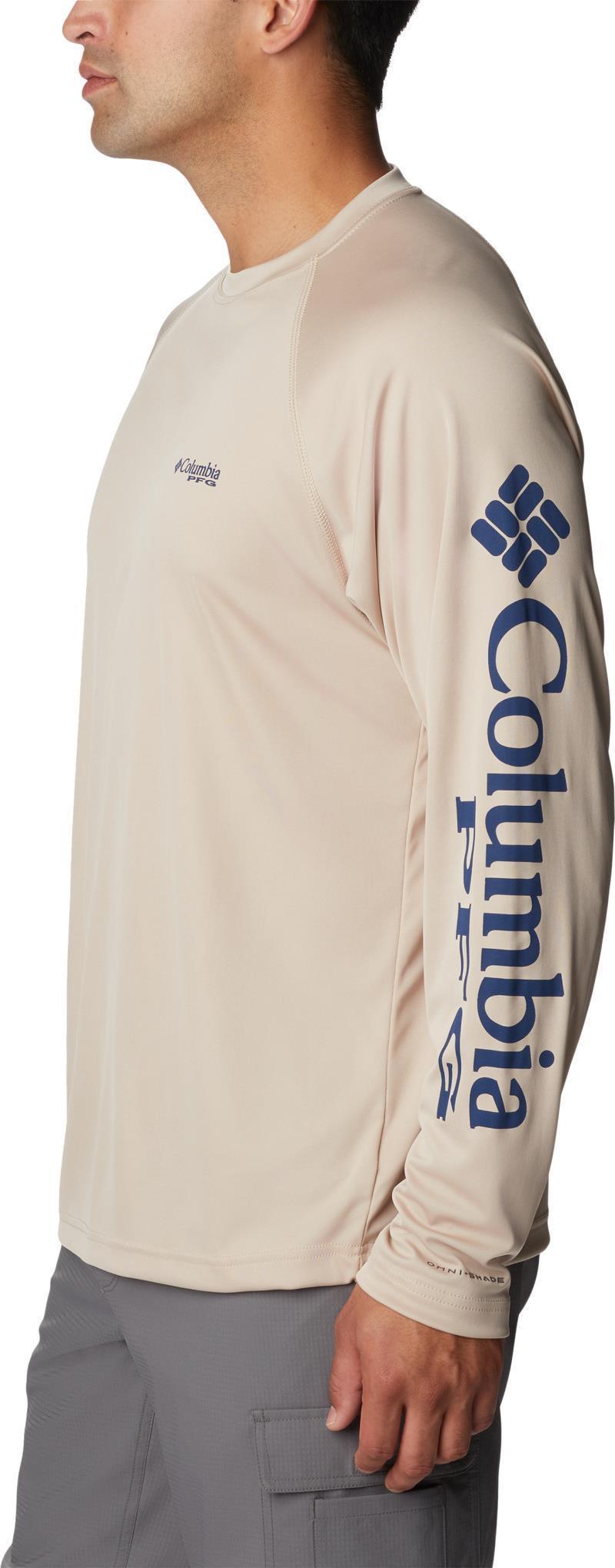 Terminal Tackle LS Shirt, Tall - Mens - Ancient Fossil / Carbon Logo 2