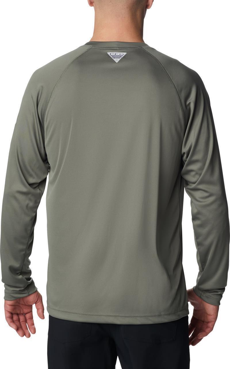 Terminal Tackle LS Shirt, Tall - Mens - Cypress / Cool Green Logo 3