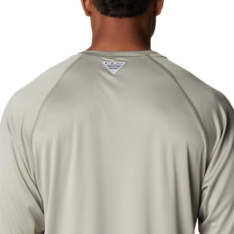 Terminal Tackle LS Shirt, Tall - Mens - Safari / Cool Green Logo 5
