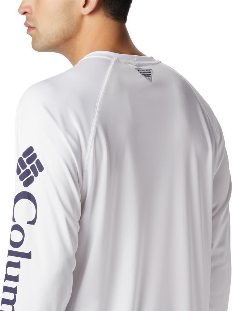 Terminal Tackle LS Shirt, Tall - Mens - White / Nightshade Logo 7