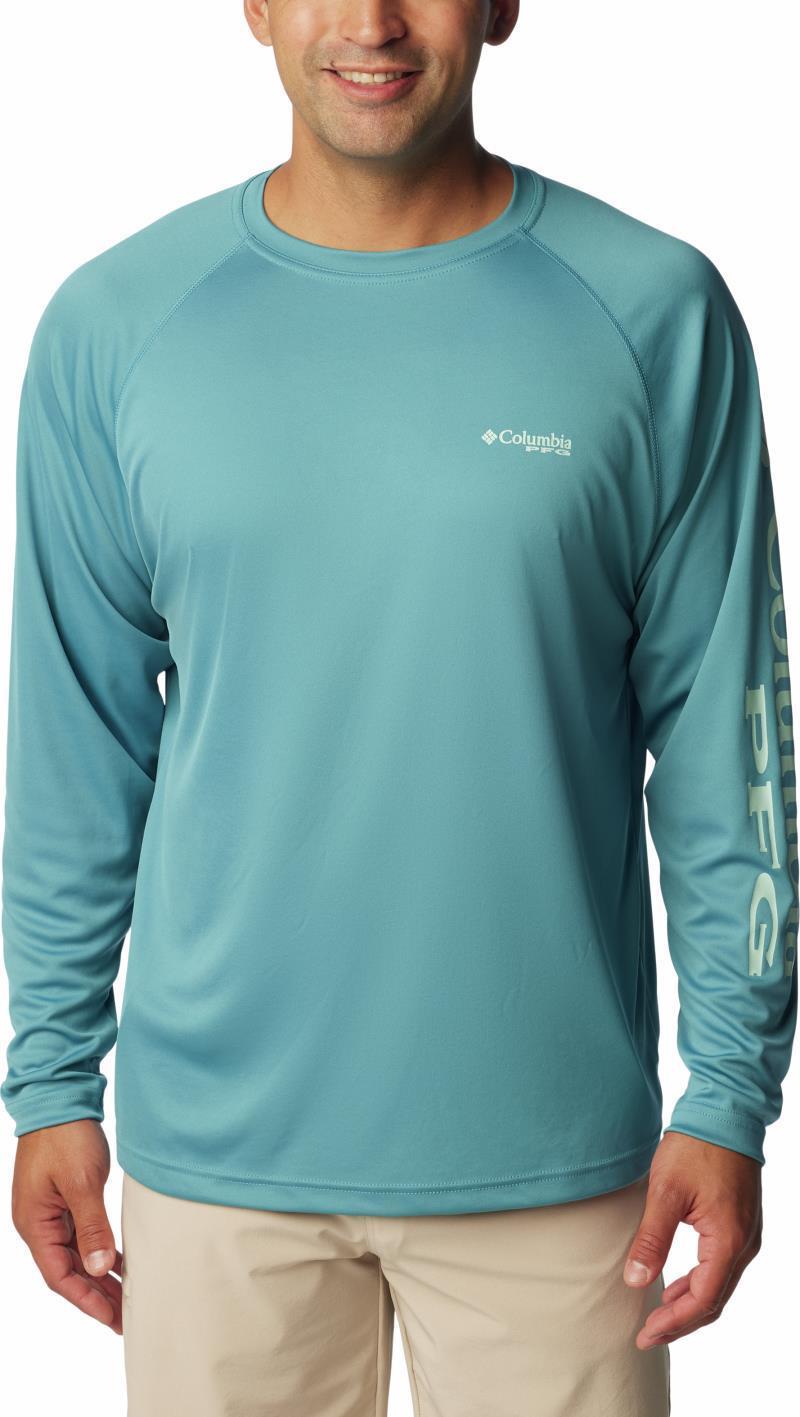 Terminal Tackle LS Shirt - Mens - Canyon Blue / Icy Morn Logo 1