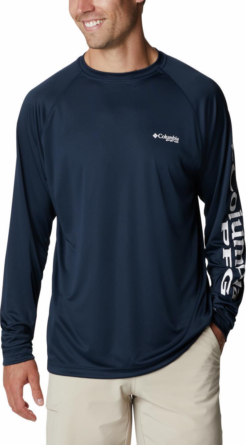 Terminal Tackle LS Shirt - Mens - Collegiate Navy / White Logo 1