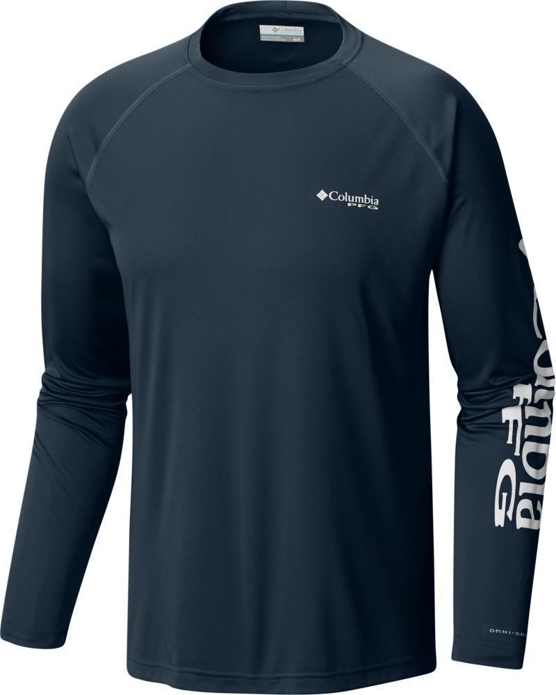 Terminal Tackle LS Shirt - Mens - Collegiate Navy / White Logo 3