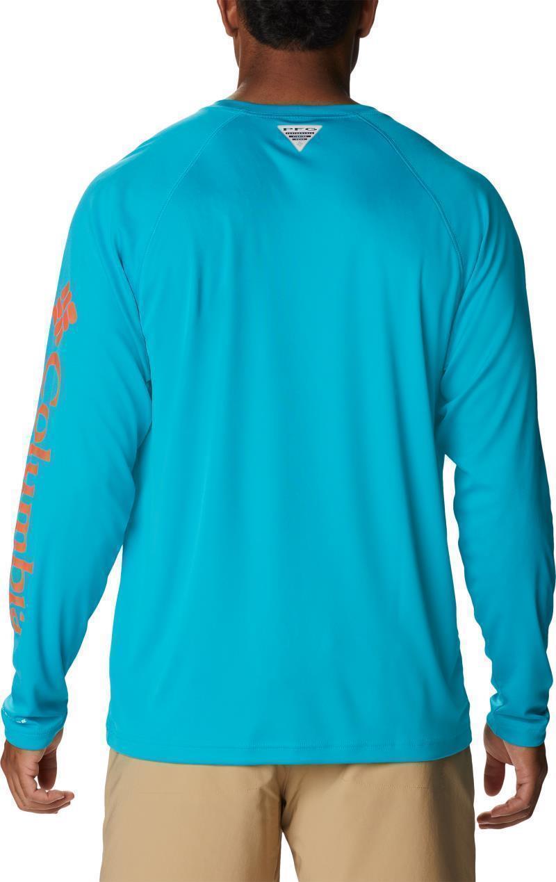 Terminal Tackle LS Shirt - Mens - Ocean Teal / Corange Logo 3