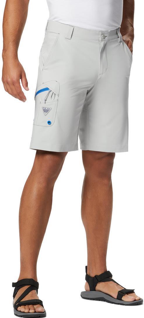 Terminal Tackle Shorts, 10" Inseam - Mens - Cool Grey / Vivid Blue 1