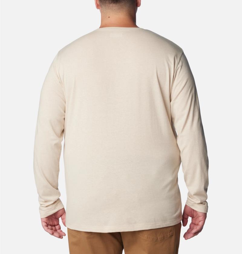 Thistletown Hills LS Crew - Big - Mens - Ancient Fossil Heather 2