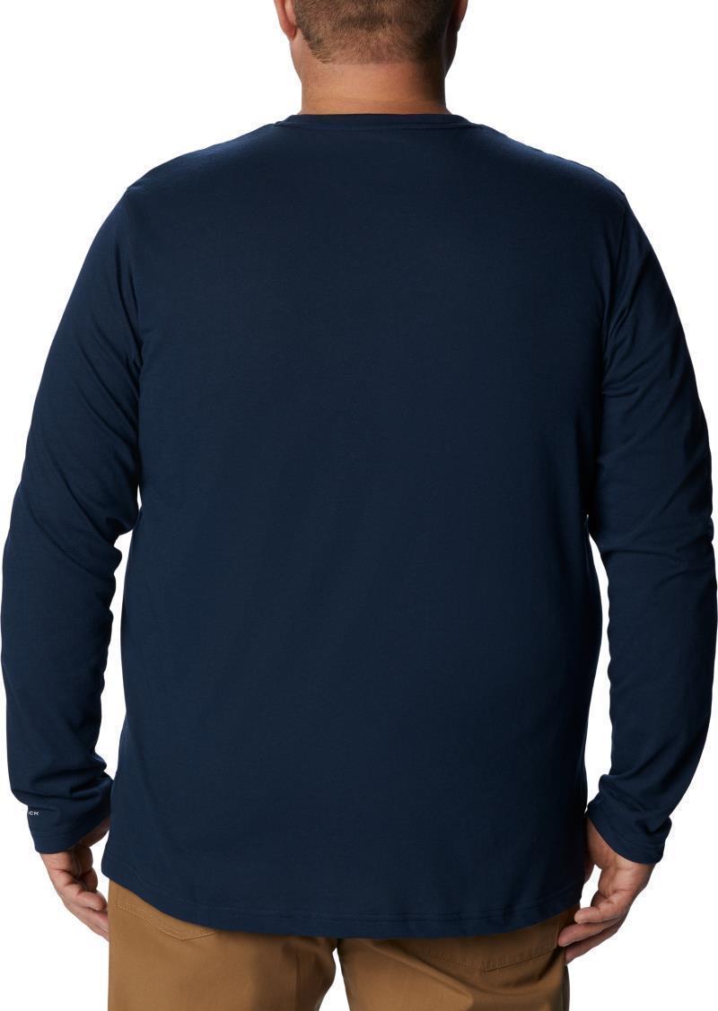 Thistletown Hills LS Crew - Big - Mens - Collegiate Navy Heather 2