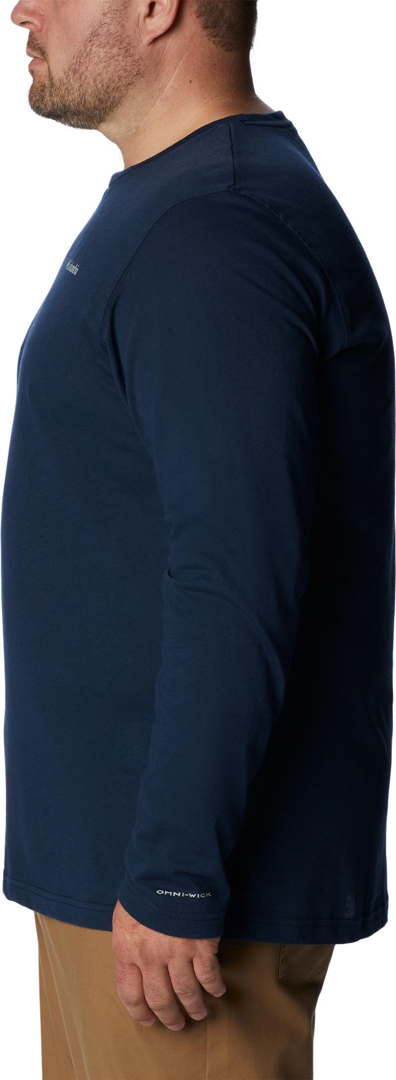 Thistletown Hills LS Crew - Big - Mens - Collegiate Navy Heather 4