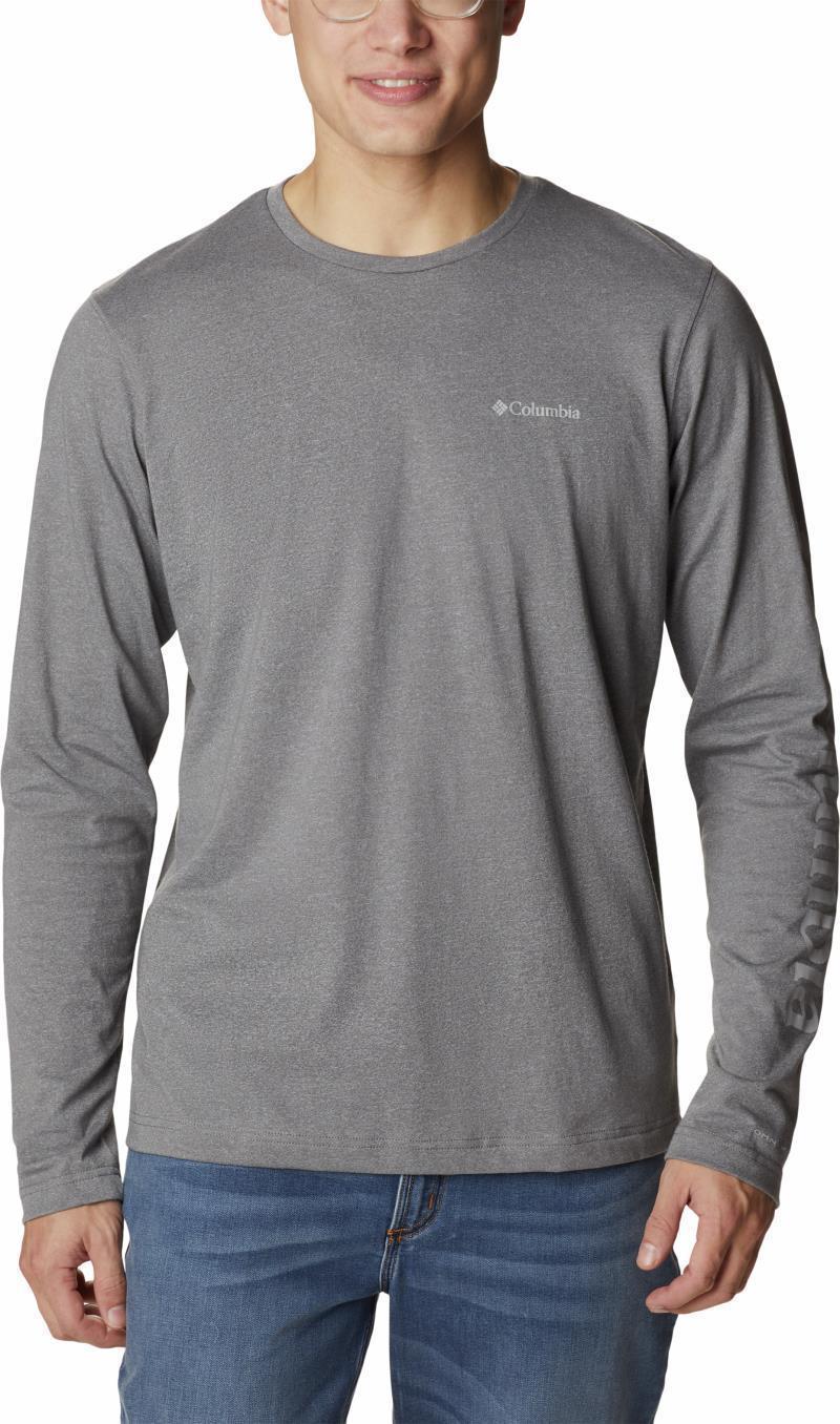 Thistletown Hills LS Logo Tee - Mens - City Grey Heather 1