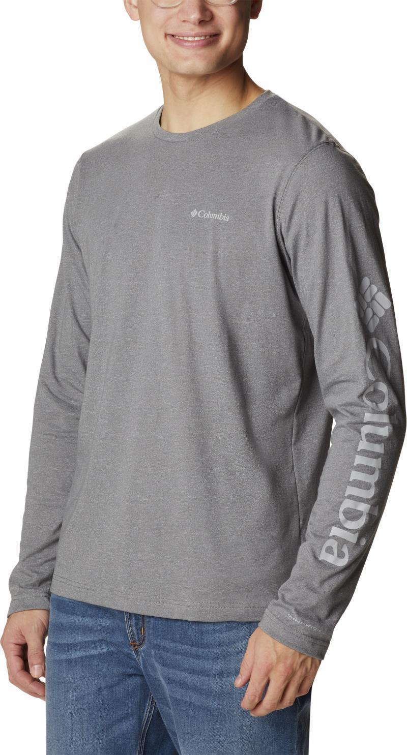 Thistletown Hills LS Logo Tee - Mens - City Grey Heather 3