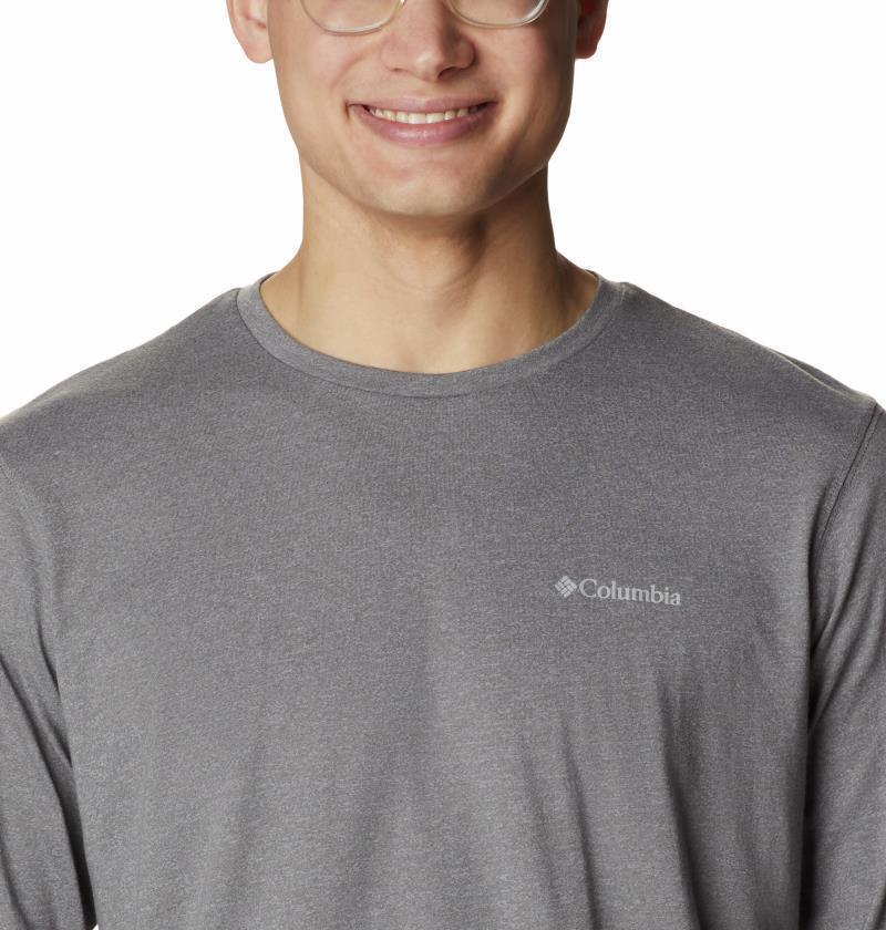 Thistletown Hills LS Logo Tee - Mens - City Grey Heather 4