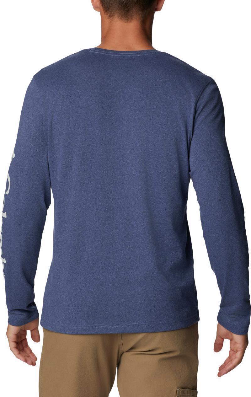 Thistletown Hills LS Logo Tee - Mens - Dark Mountain Heather 2