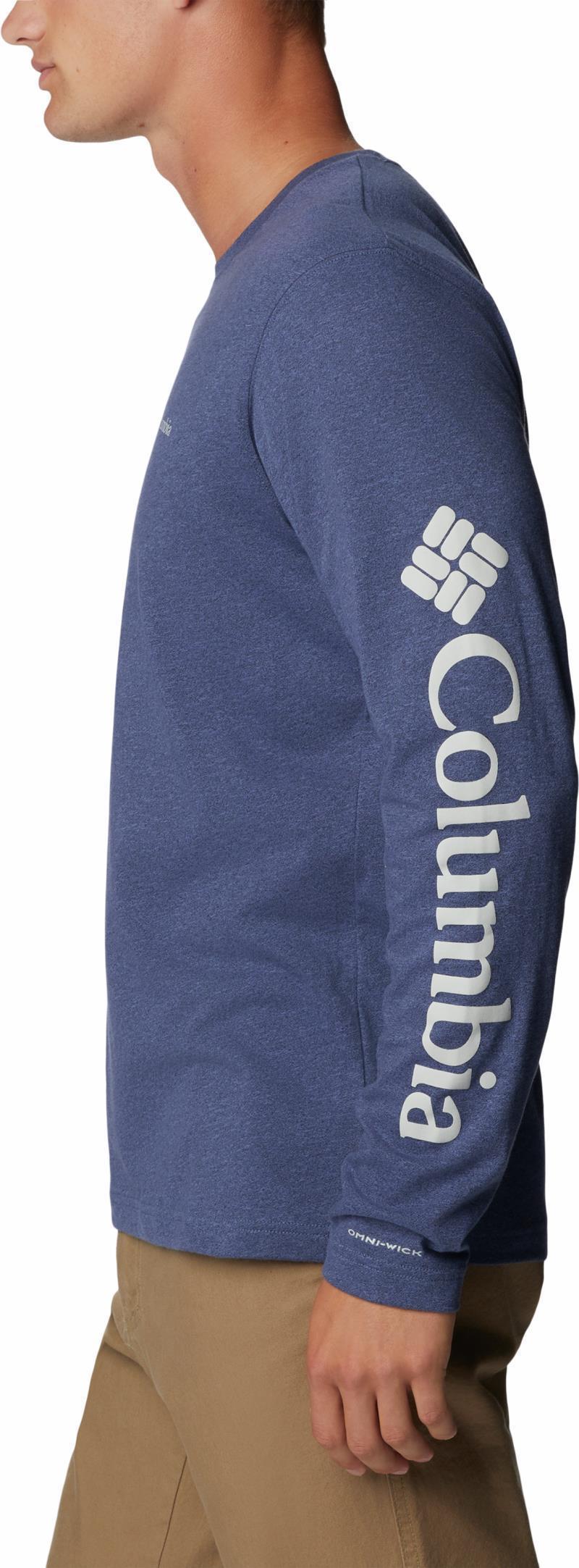 Thistletown Hills LS Logo Tee - Mens - Dark Mountain Heather 5
