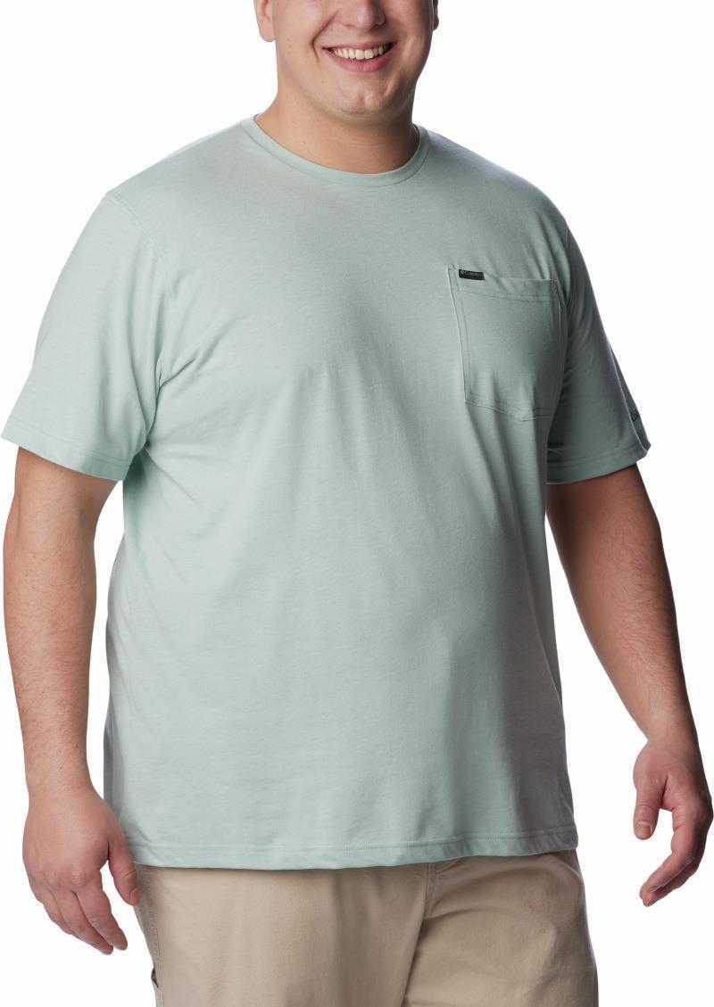 Thistletown Hills Pocket Tee - Big - Mens - Niagara Heather 1