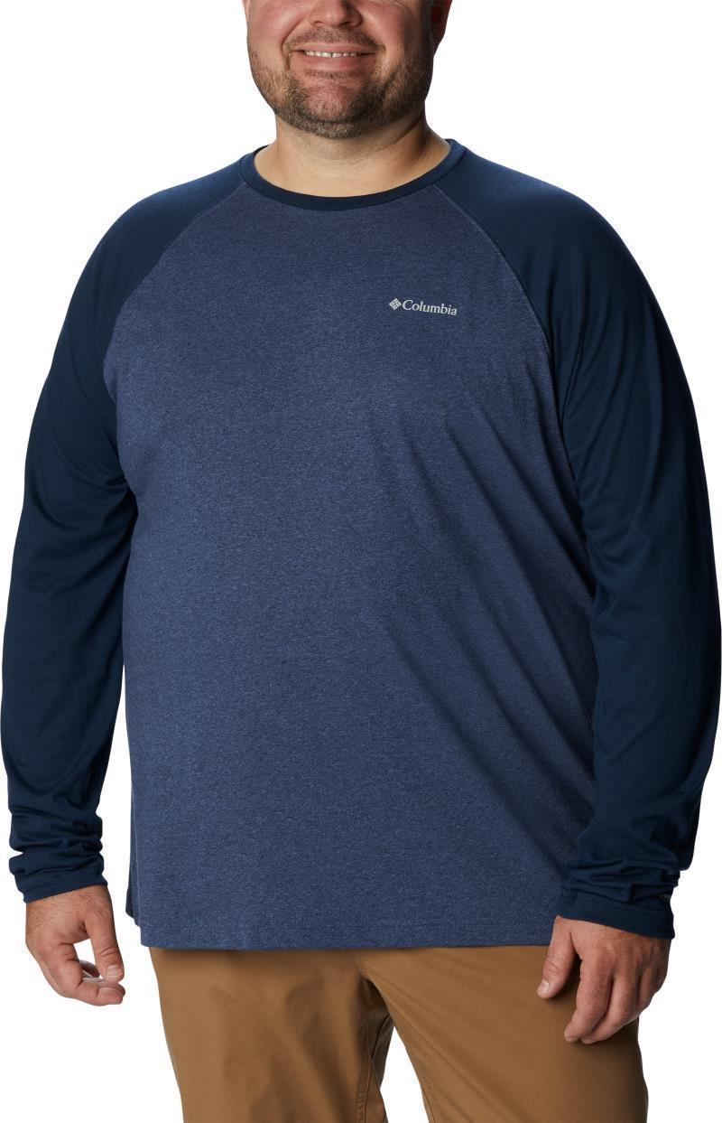 Thistletown Hills Raglan Tee - Big - Mens - Dark Mountain / Coll Navy Heather 1