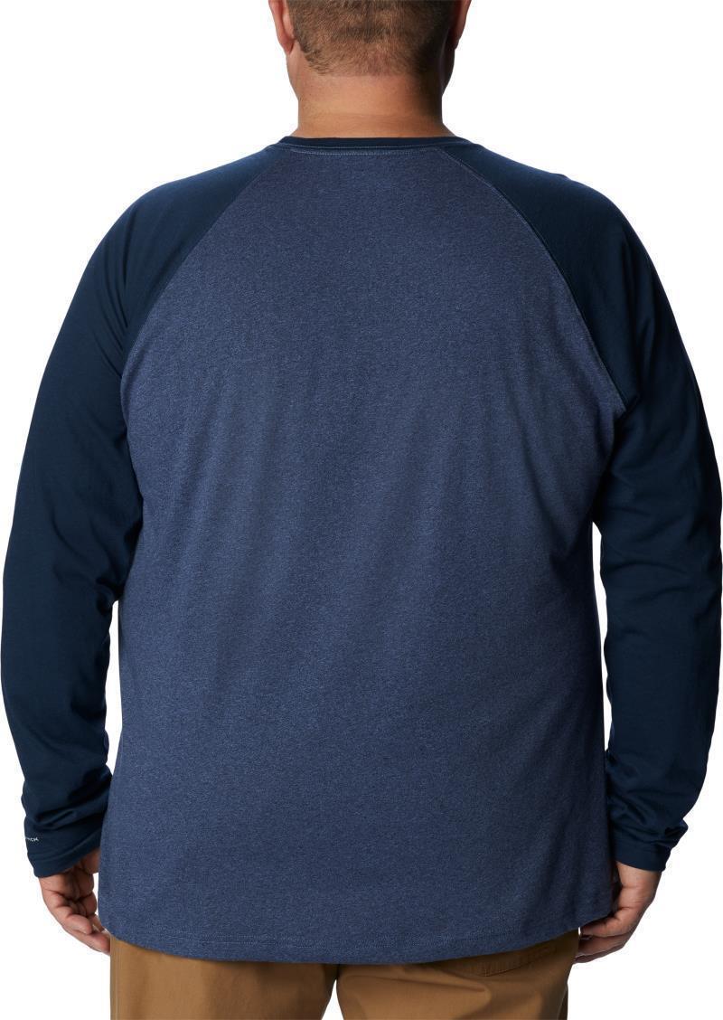 Thistletown Hills Raglan Tee - Big - Mens - Dark Mountain / Coll Navy Heather 2