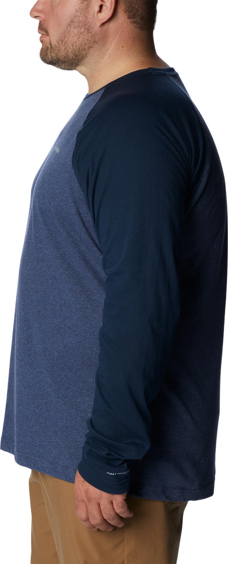 Thistletown Hills Raglan Tee - Big - Mens - Dark Mountain / Coll Navy Heather 4