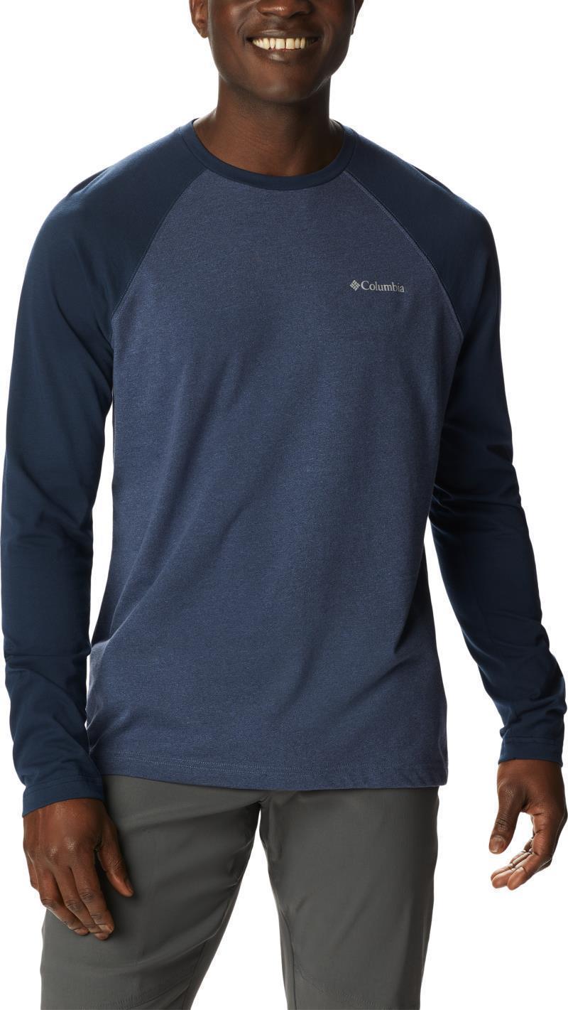 Thistletown Hills Raglan Tee - Tall - Mens - Dark Mountain / Coll Navy Heather 1