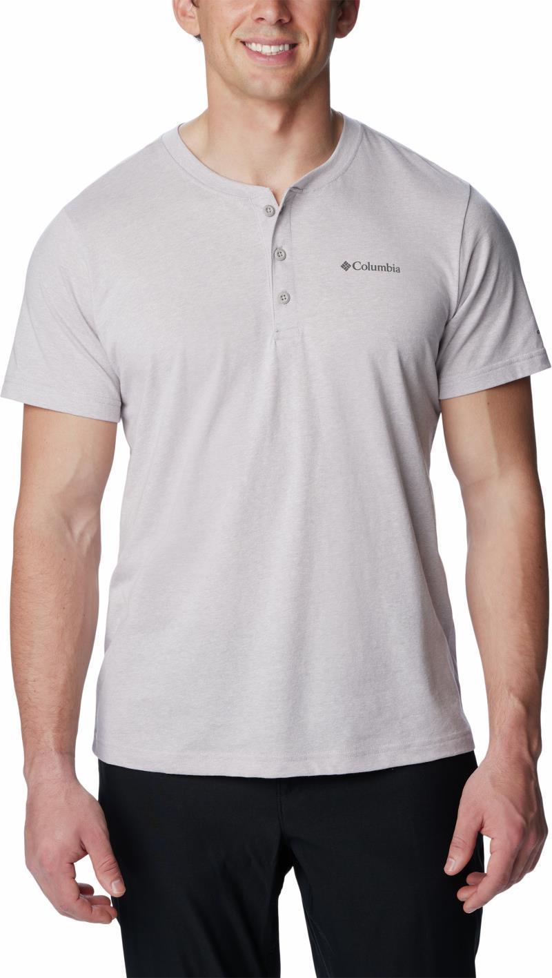 Thistletown Hills SS Henley - Mens - Columbia Grey Heather 1
