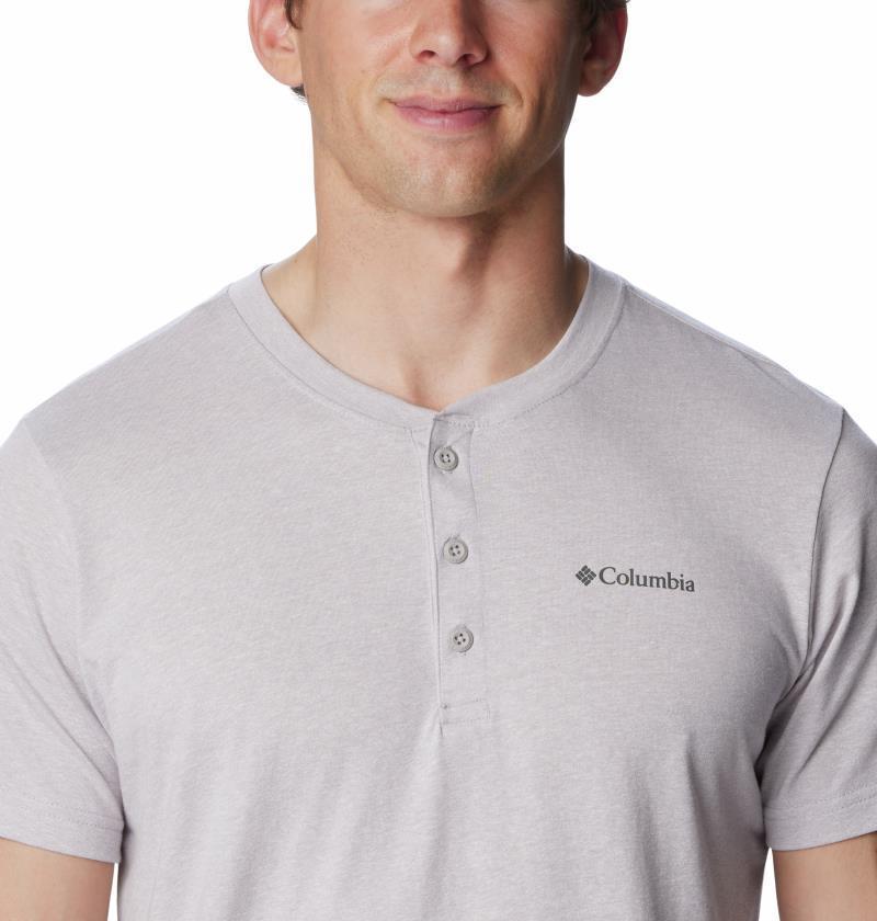 Thistletown Hills SS Henley - Mens - Columbia Grey Heather 4