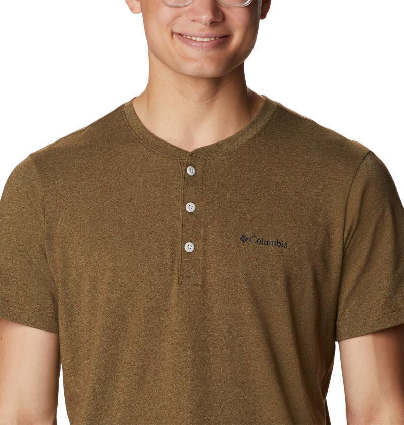 Thistletown Hills SS Henley - Mens - Olive Green Heather 5