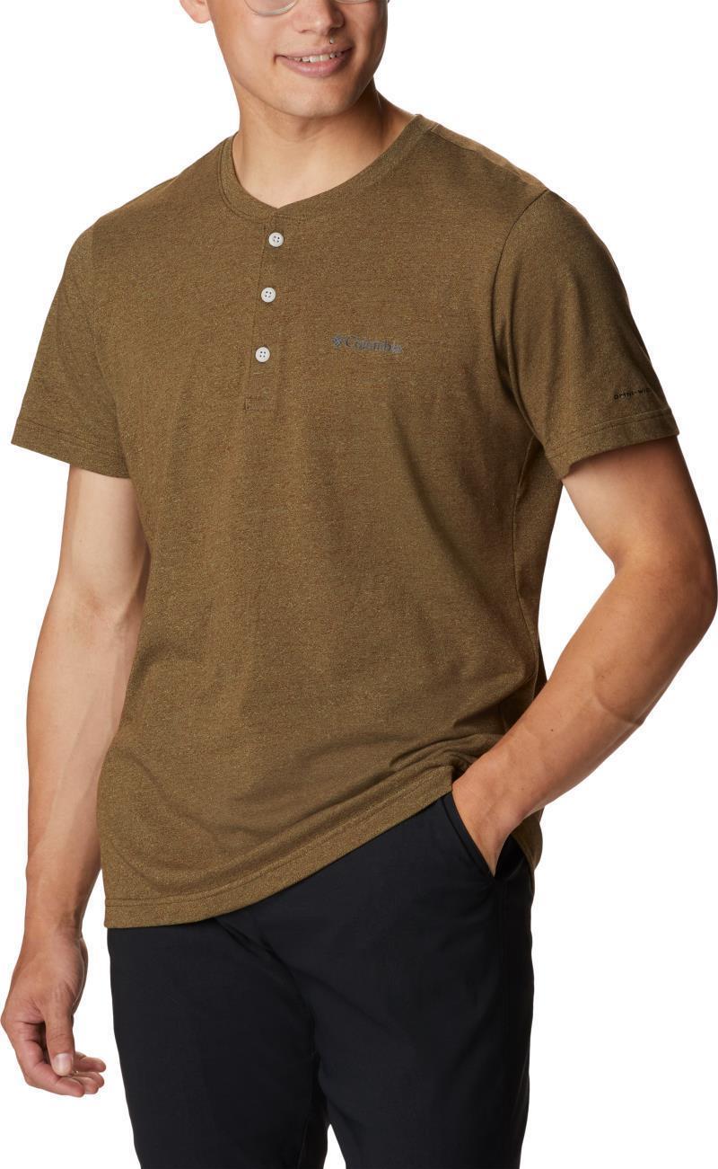 Thistletown Hills SS Henley - Mens - Olive Green Heather 1