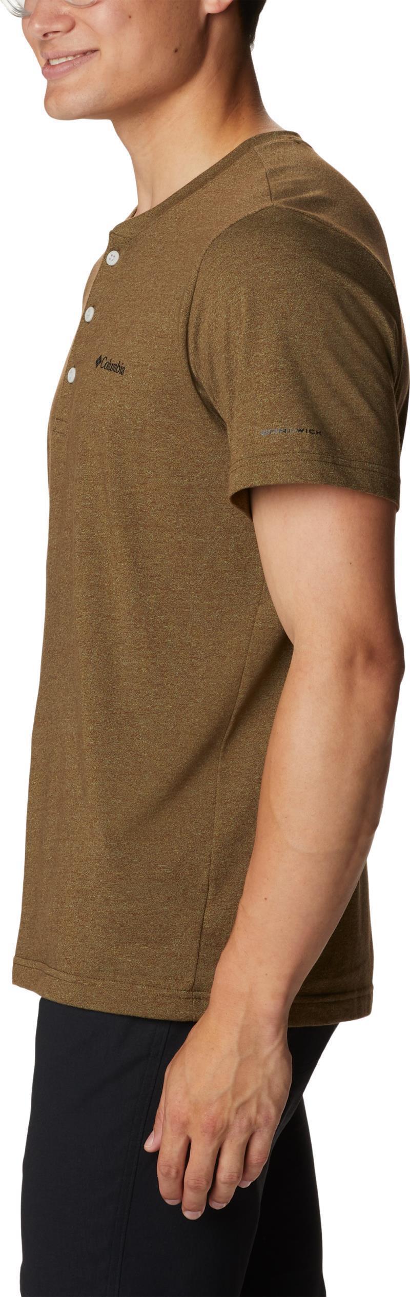 Thistletown Hills SS Henley - Mens - Olive Green Heather 2