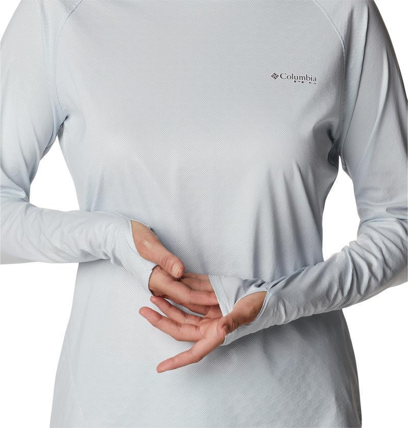 Tidal Deflector Ice LS Hoodie - Womens - Cirrus Grey 5