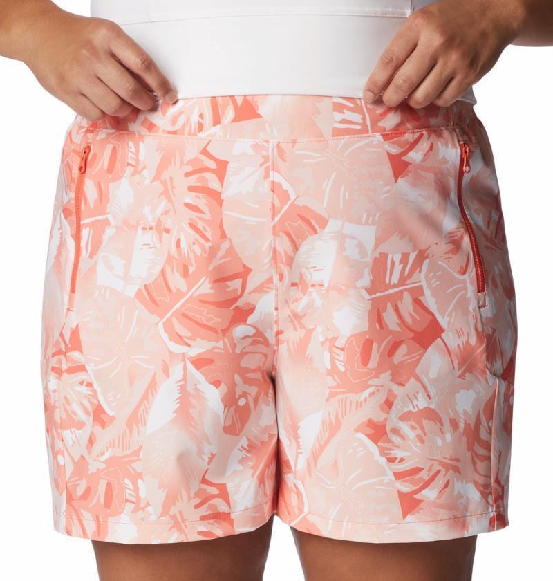 Tidal II Shorts, 5" Inseam - Plus - Womens - Corange Philo Palms 3