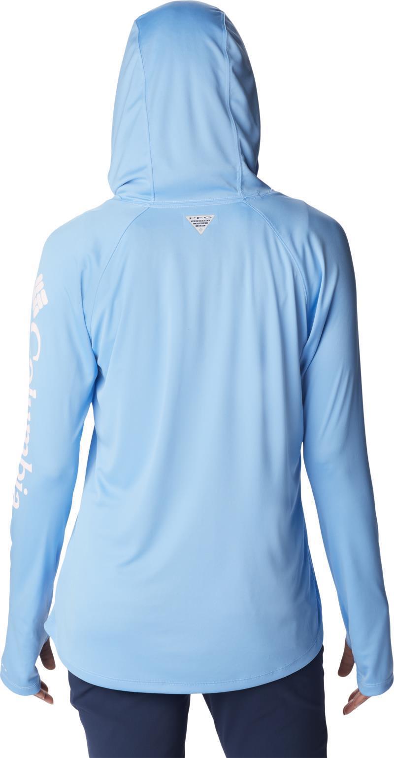 Tidal Tee Hoodie - Womens - Agate / Satin Pink Logo 2