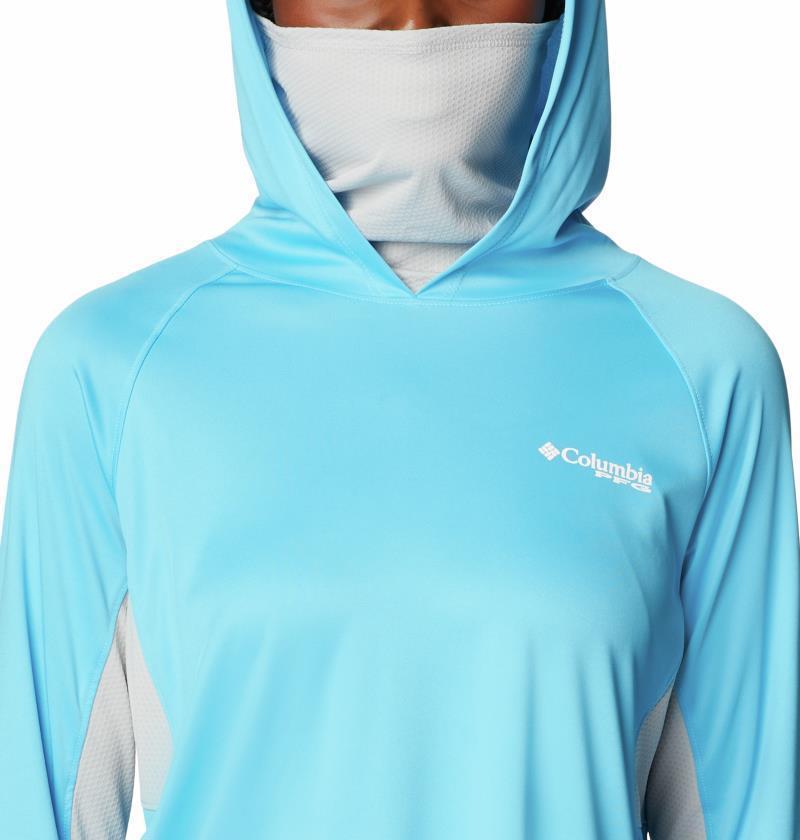 Tidal Tee Vent Hoodie - Womens - Riptide / White Logo 6