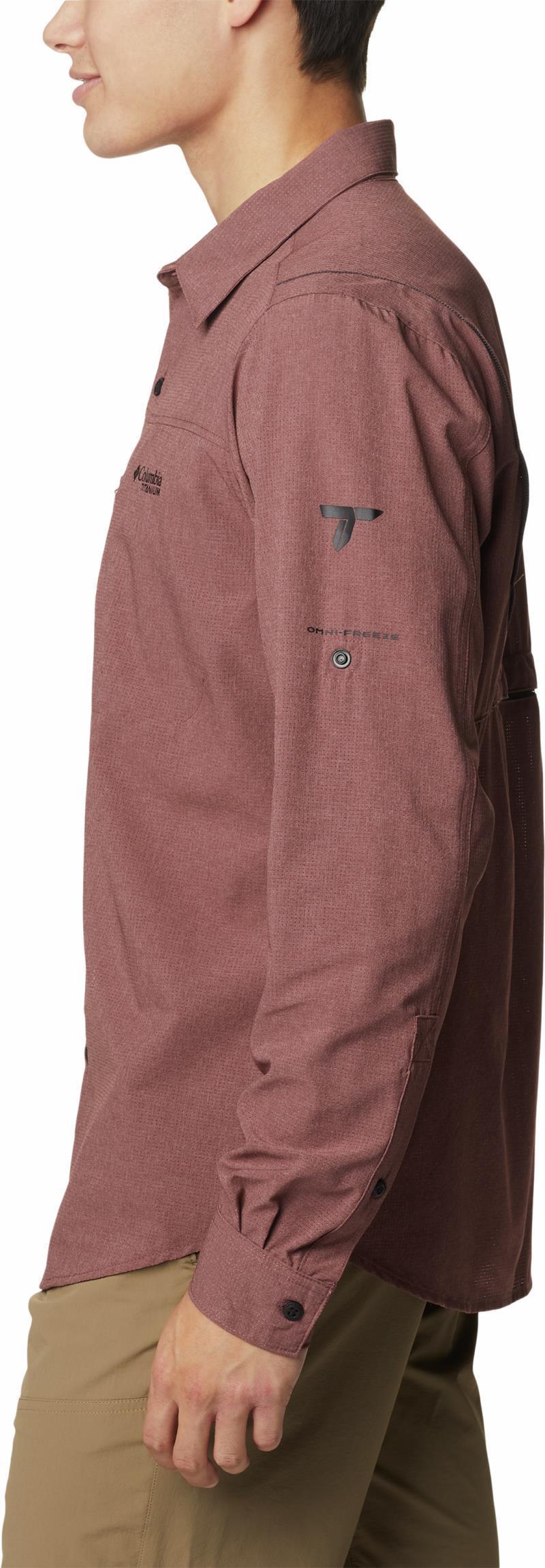 Titan Pass 2.0 Irico LS Shirt - Mens - Light Raisin 7