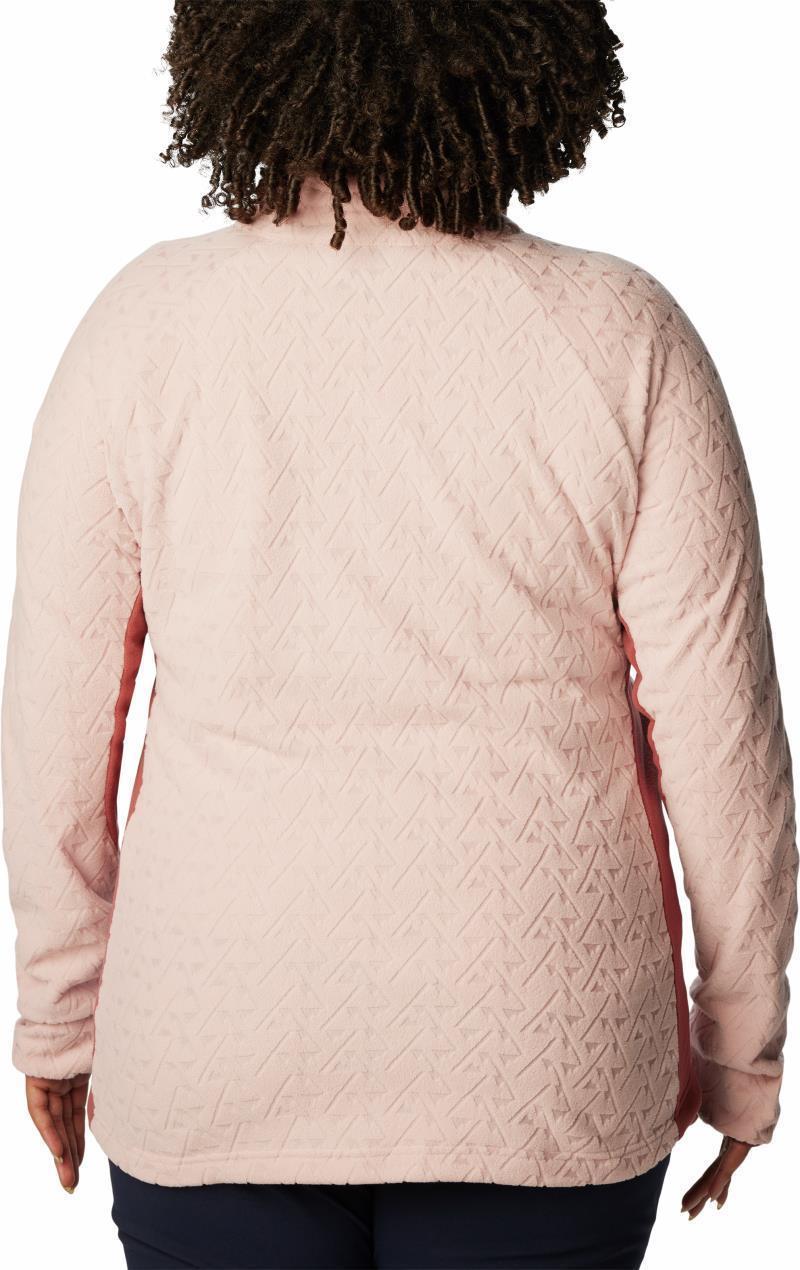 Titan Pass 3.0 Full Zip Fleece - Plus - Womens - Dusty Pink / Beetroot 2