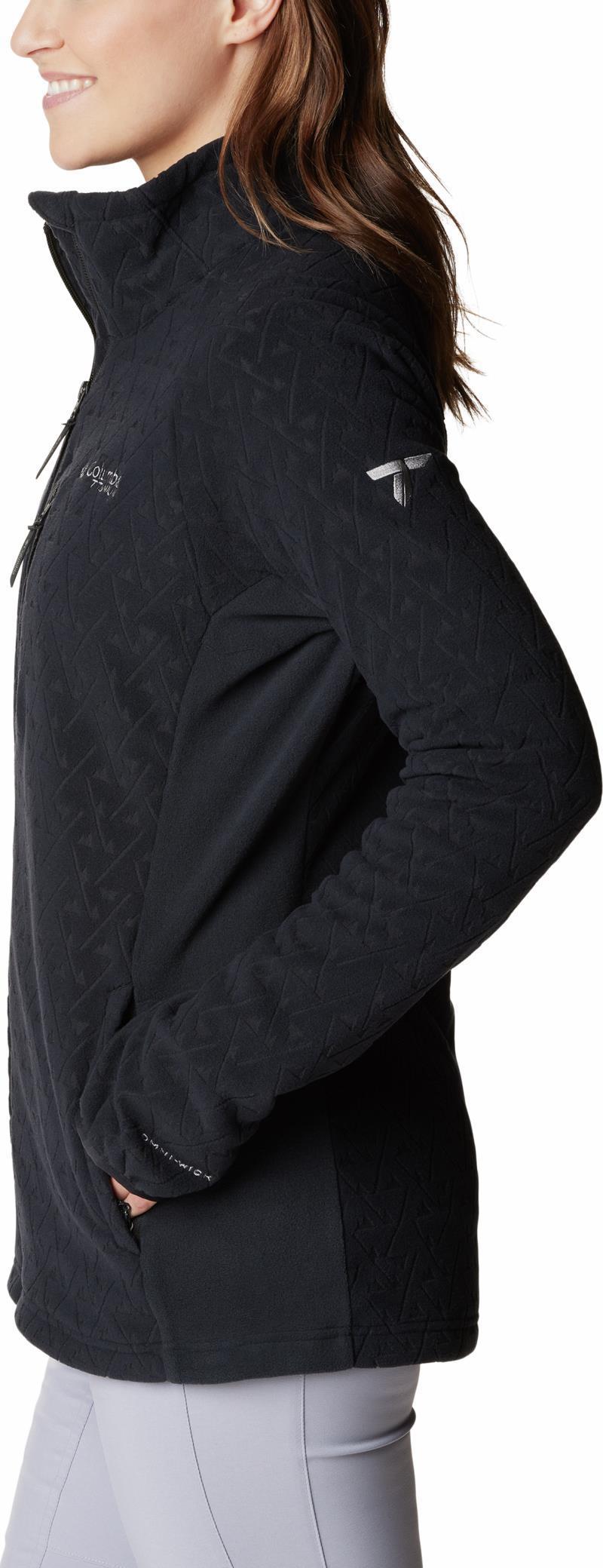 Titan Pass 3.0 Full Zip Fleece - Womens - Black 4