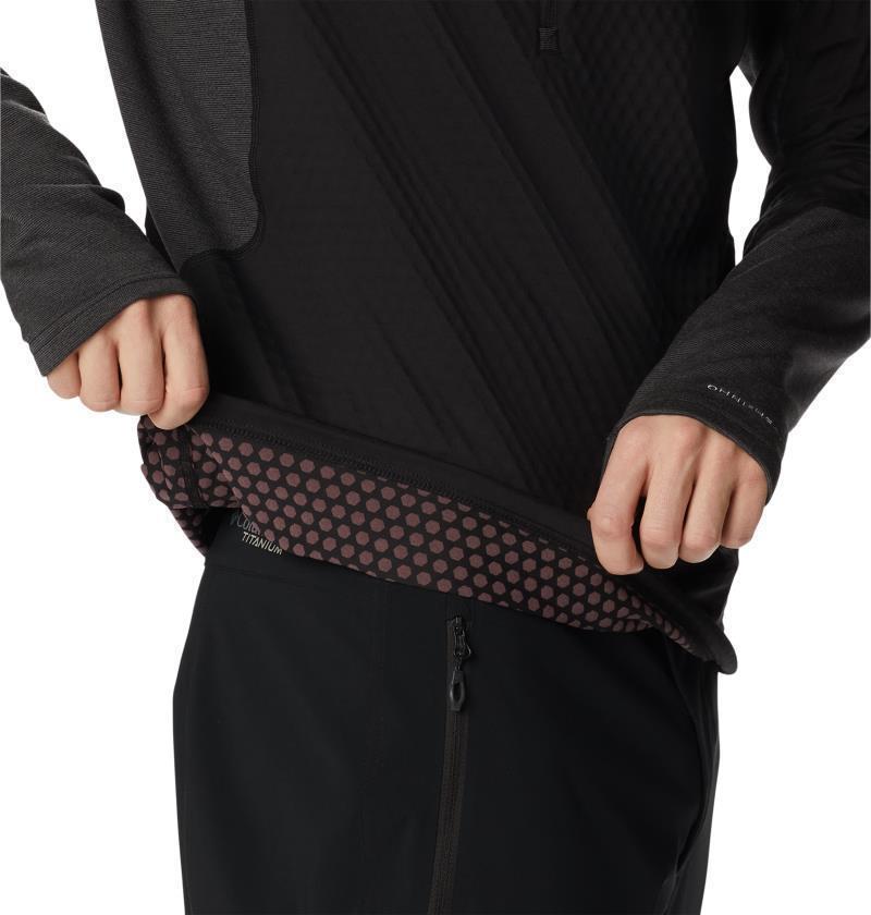 Titan Pass Helix Half Zip - Mens - Black 7