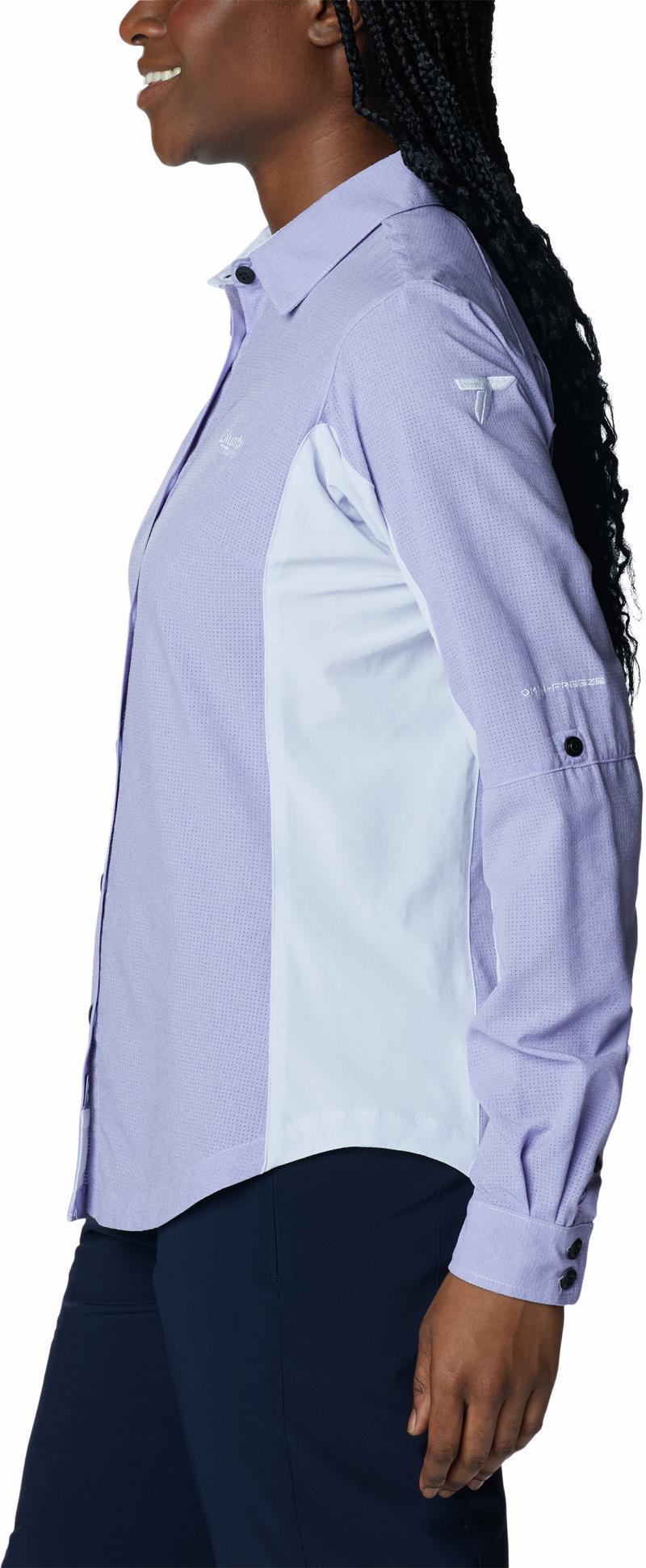 Titan Pass Irico LS Shirt - Womens - Purple Tint Heather 2