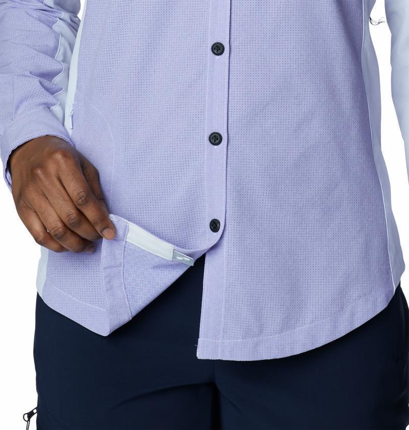 Titan Pass Irico LS Shirt - Womens - Purple Tint Heather 5