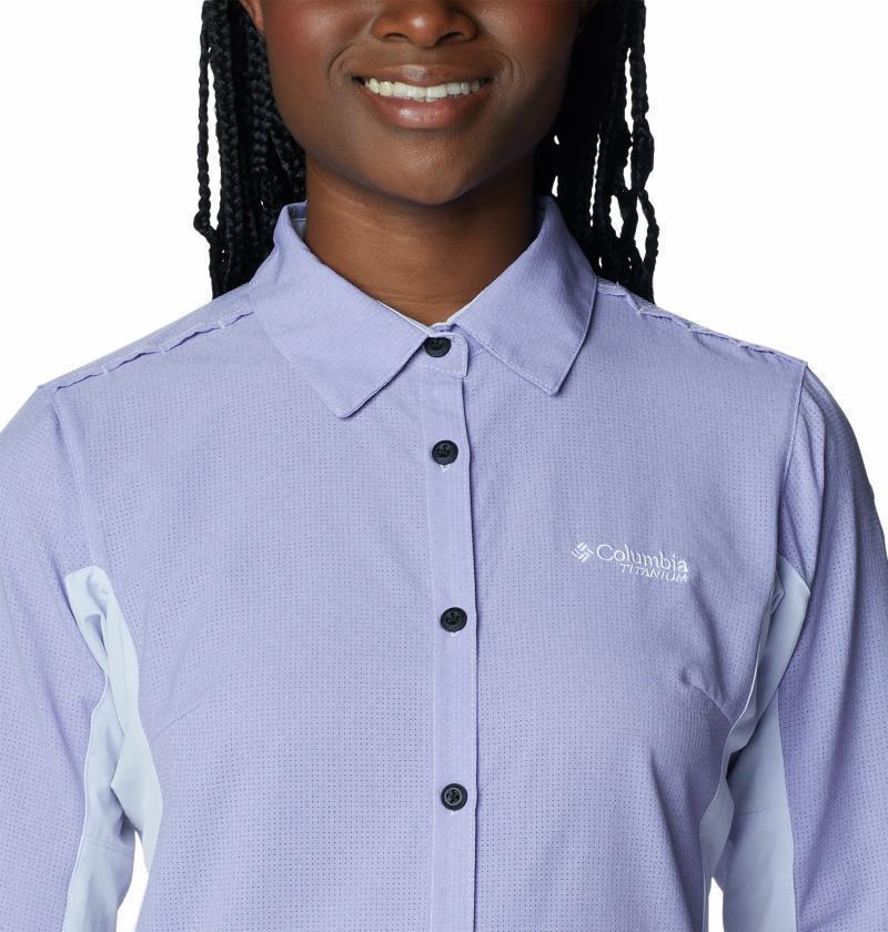 Titan Pass Irico LS Shirt - Womens - Purple Tint Heather 7