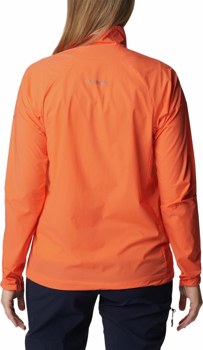 Titan Pass Lightweight Half Zip - Womens - Sunset Orange 2
