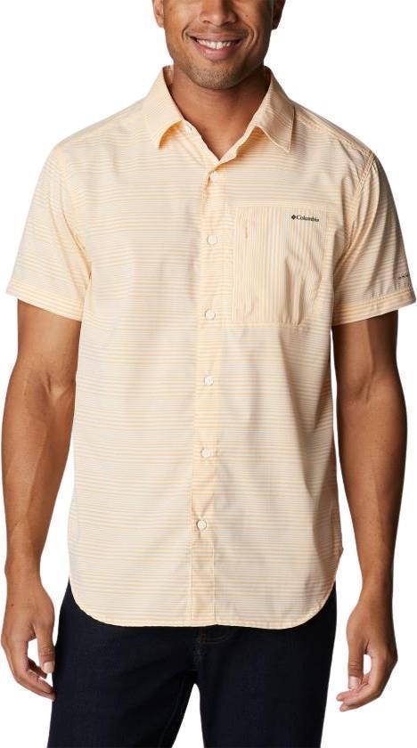 Twisted Creek III SS - Tall - Mens - Mango Wave Crest Stripe 1
